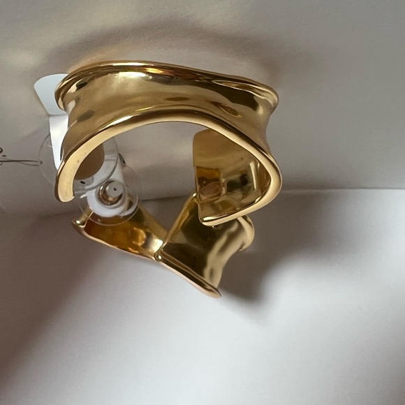 J. Crew Silver-Plated Deep-Dip Earrings - Picture 5 of 8